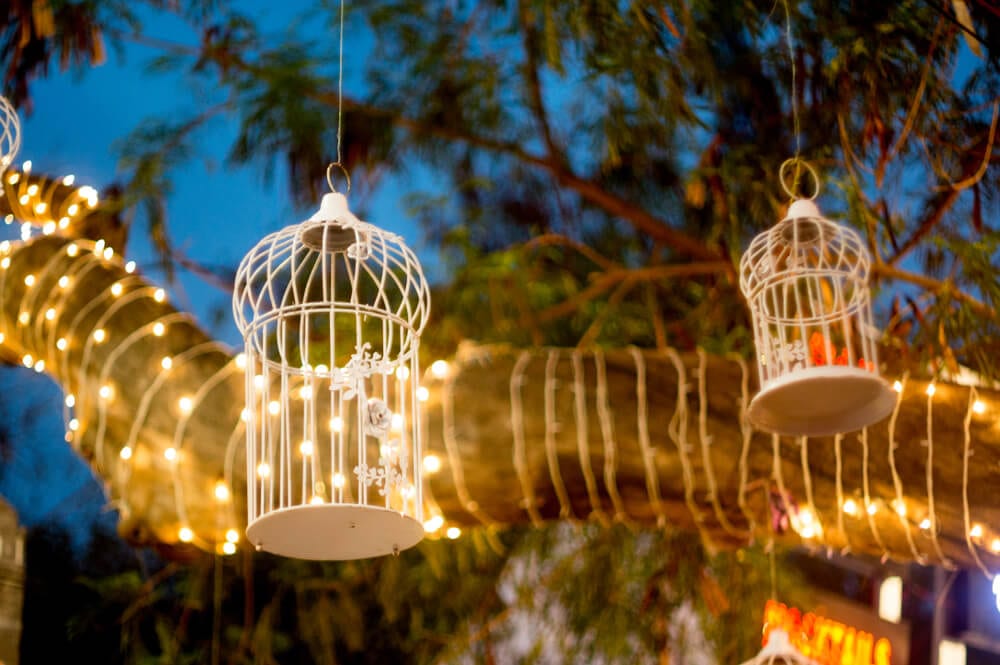 Rustic Lighting Cage Style