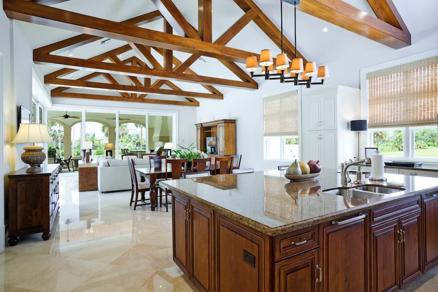 18 Times Exposed Ceiling Beams Made The Room - How To Light An Exposed Beam Ceiling