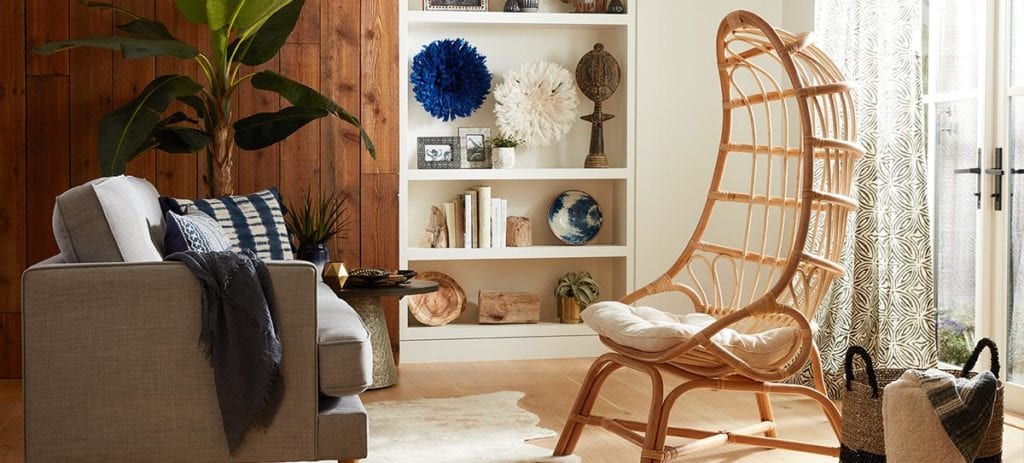 rattan style living room furniture