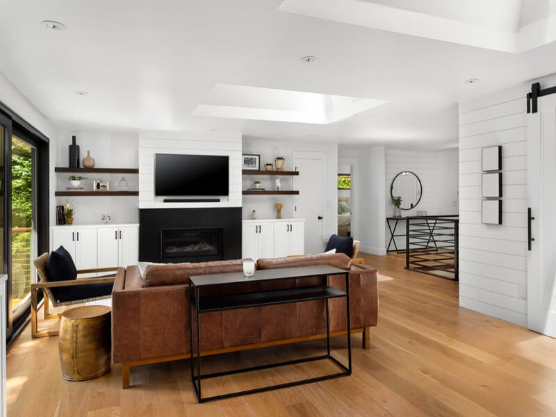 Open concept living room 