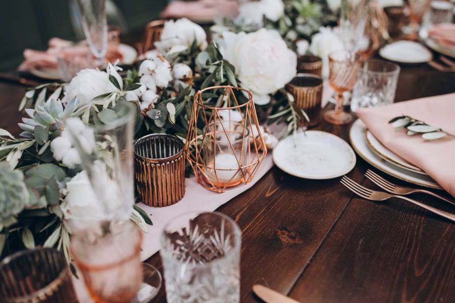 wedding table decor