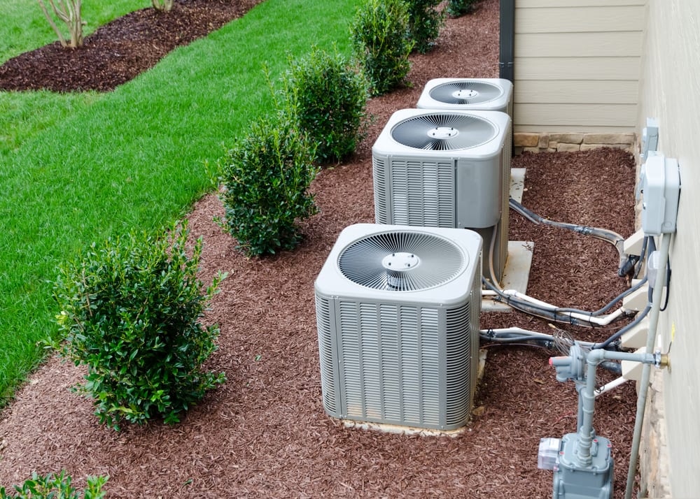 HVAC unit outside a home