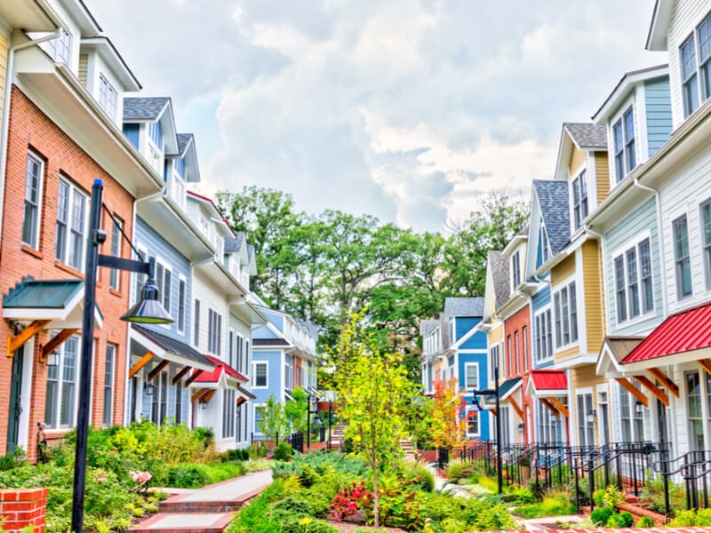 Neighborhood walking paths 