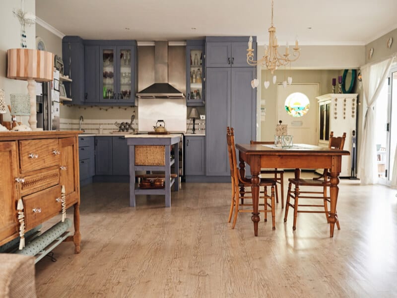 Kitchen with dining nook