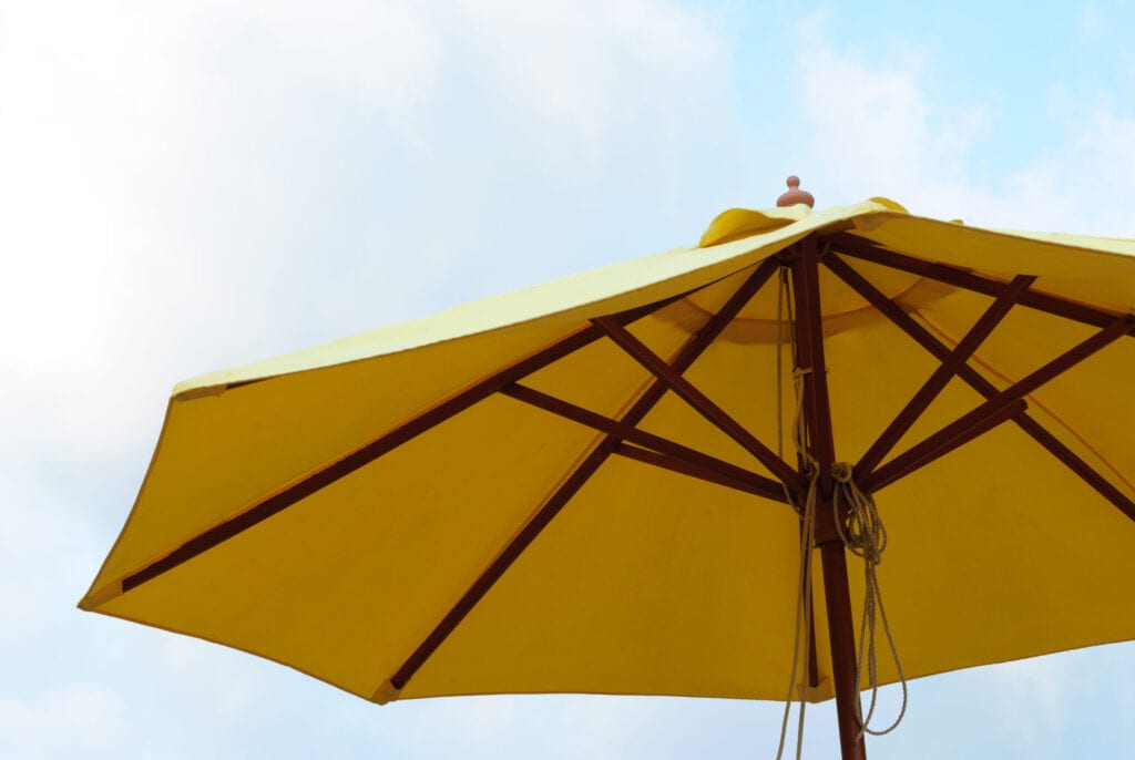 backyard umbrella