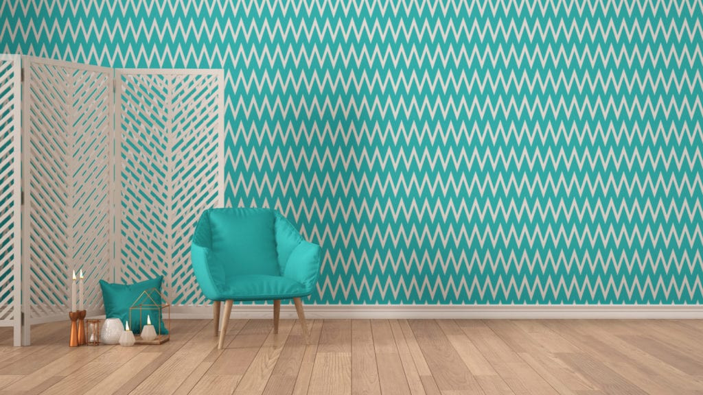 turquoise chevron wallpaper 