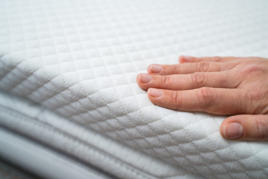 Hand Testing Orthopedic Memory Foam Core Mattress