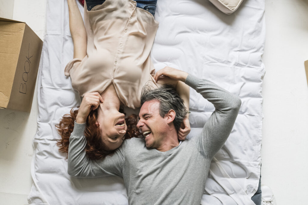 couple on a mattress