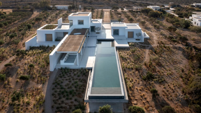 Villa on the island of Paros, Greece