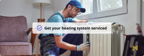 Central heating mechanic and handyman fixing home radiator, gas crisis and seasonal issues.